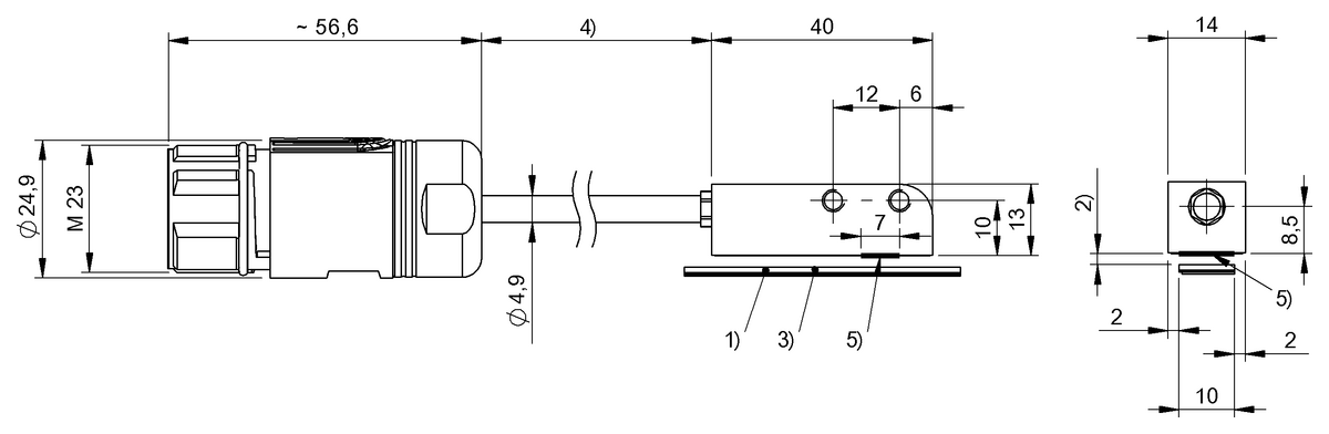 BML060F - BML-S1H1-B6QC-M3CA-D0-KA00,8-ZA17 (Mutlak doğrusal mesafe ölçüm sistemi ve döner açı ölçüm sistemi)