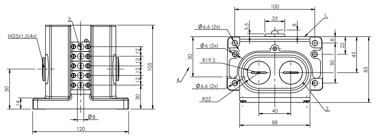 BNS00JR - BNS 819-D05-E12-100-10 (Mekanik çok konumlu limit sviçler) - Görsel 2