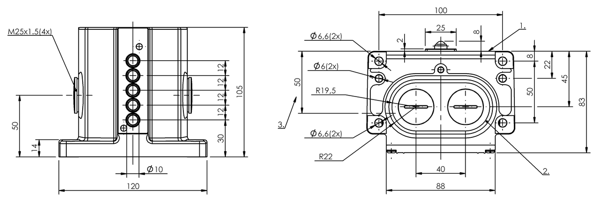 BNS00K0 - BNS 819-D05-K12-100-10 (Mekanik çok konumlu limit sviçler) - Görsel 2