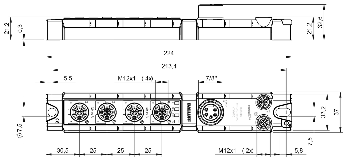 BNI00AC - BNI ECT-527-005-Z040 (EtherCAT için ağ blokları) - Görsel 2