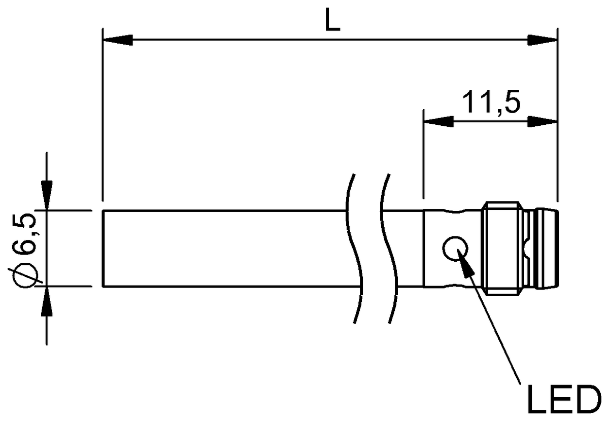 BES00KY - BES 516-3021-G-E5-C-S49 (Endüktif yakınlık anahtarları) - Görsel 2