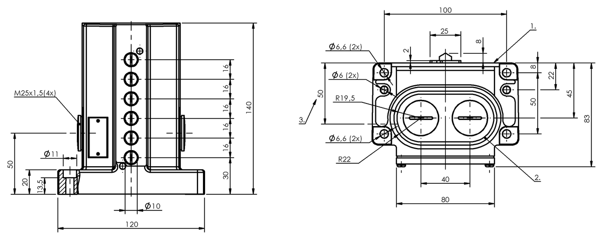 BNS00KW - BNS 819-D06-D16-100-10 (Mekanik çok konumlu limit sviçler) - Görsel 2