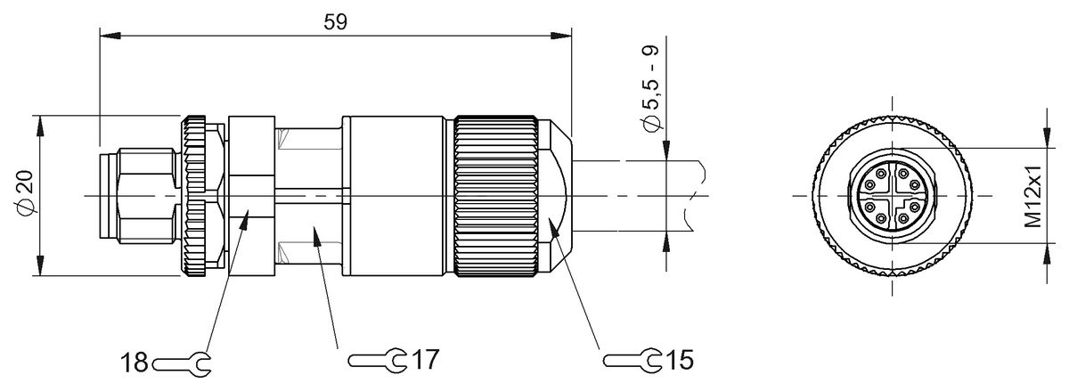 BCC0HTL - BCC M478-0000-2X-000-E3X8T2-000 (Kablo montaj konnektörleri) - Görsel 2