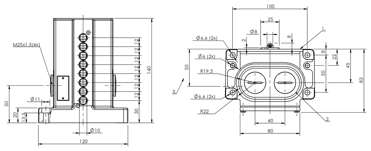 BNS00MP - BNS 819-D08-R12-100-10 (Mekanik çok konumlu limit sviçler) - Görsel 2