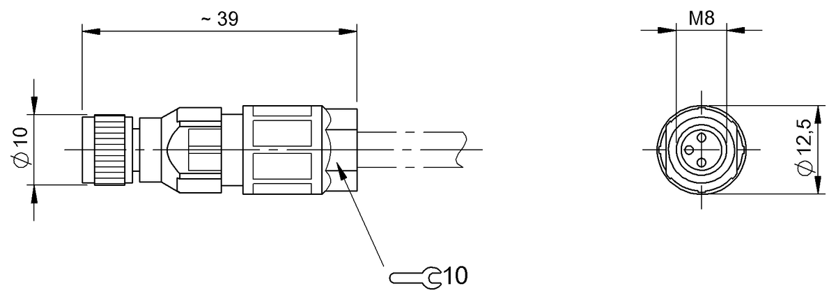 BCC0HLU - BCC M333-0000-10-000-13X350-000 (Kablo montaj konnektörleri) - Görsel 2