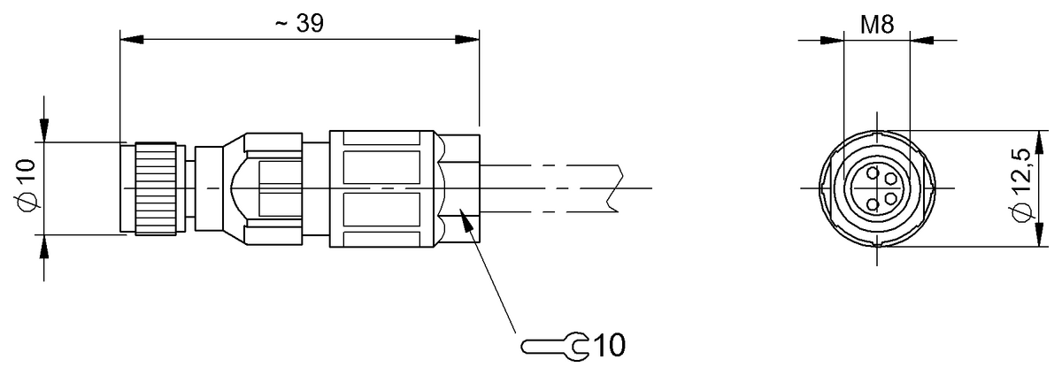 BCC0HLR - BCC M334-0000-10-000-13X425-000 (Kablo montaj konnektörleri) - Görsel 2