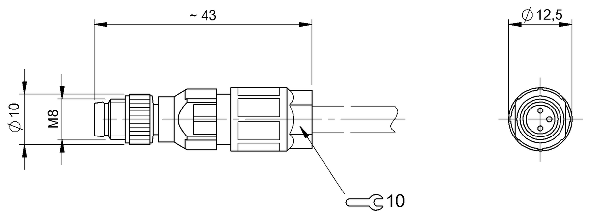 BCC0HLP - BCC M333-0000-20-000-13X325-000 (Kablo montaj konnektörleri) - Görsel 2