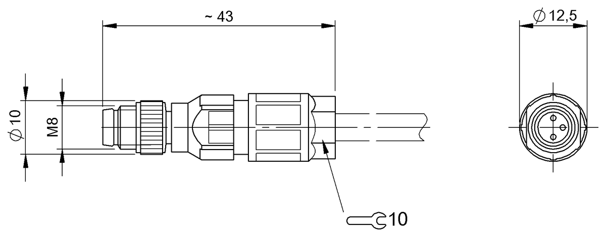 BCC0HLW - BCC M333-0000-20-000-13X350-000 (Kablo montaj konnektörleri) - Görsel 2