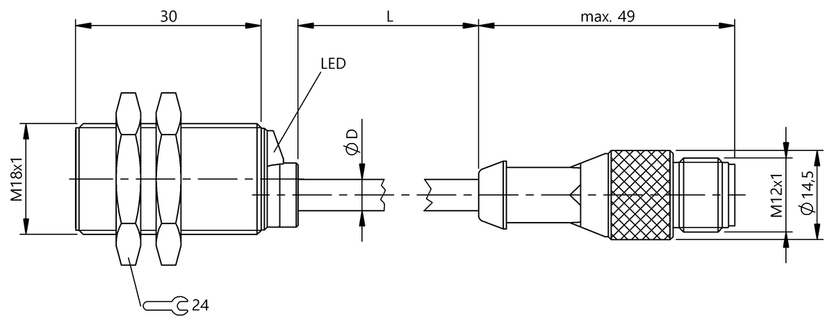 BES00R5 - BES 516-326-E4-C-S4-00,2 (Endüktif yakınlık anahtarları) - Görsel 2