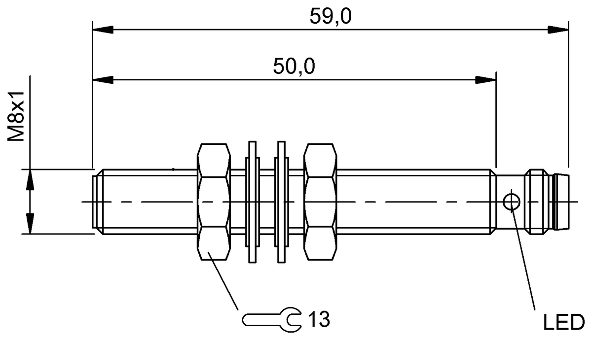 BES002U - BES M08MI-NSC20B-S49G (Endüktif yakınlık anahtarları) - Görsel 2