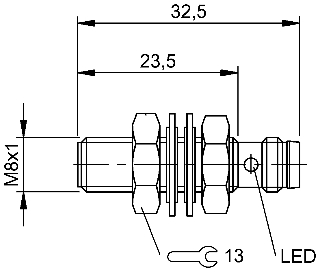 BES0356 - BES 516-324-SA56-E5-C-S49 (Endüktif yakınlık anahtarları) - Görsel 2
