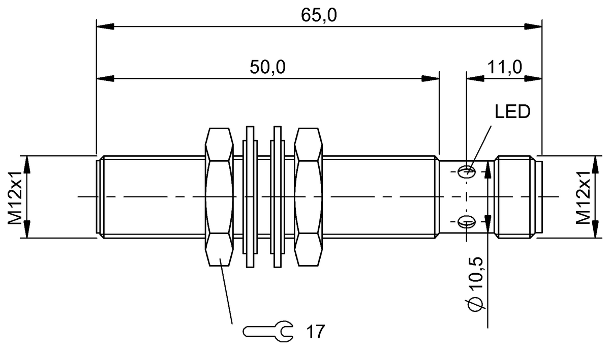 BES01ZM - BES M12MI-PSC40B-S04G-M01 (Endüktif yakınlık anahtarları) - Görsel 2