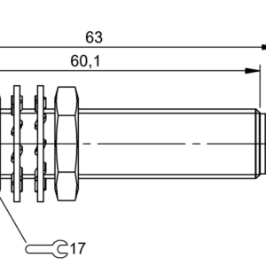 BES057U - BES M12EN-PAC20B-BP03 (Endüktif yakınlık anahtarları)