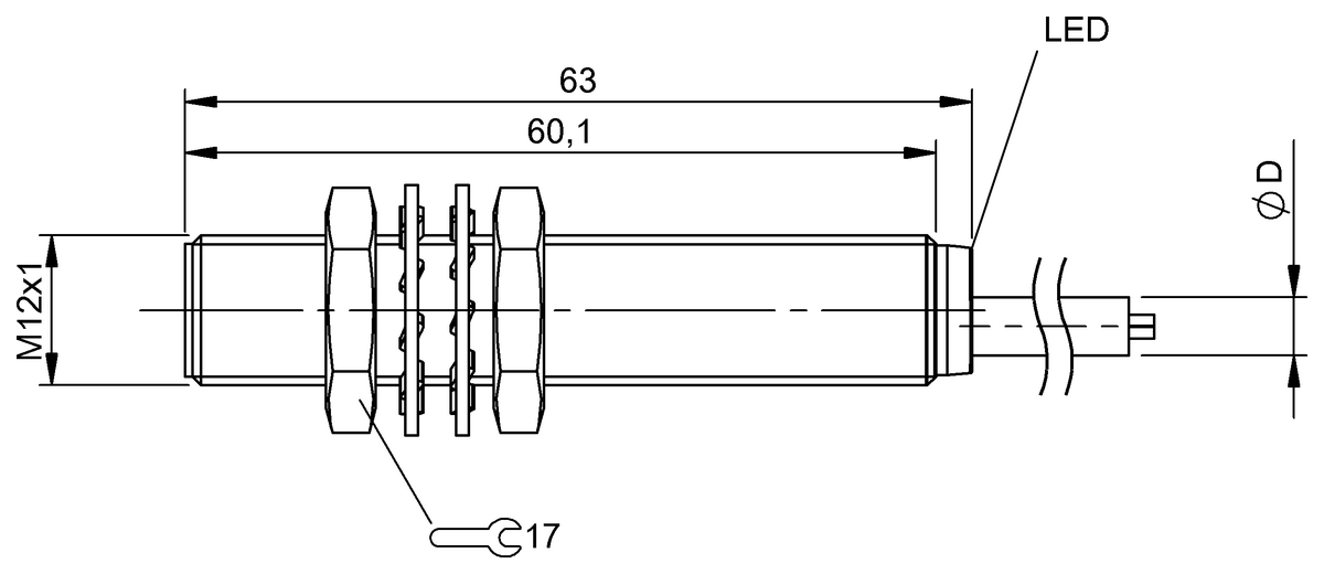 BES053M - BES M12EN-POC20B-BV05 (Endüktif yakınlık anahtarları) - Görsel 2