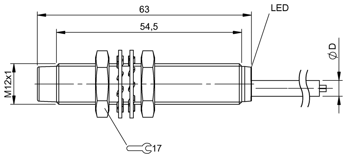 BES0581 - BES M12EI-NAC40F-BV05 (Endüktif yakınlık anahtarları) - Görsel 2