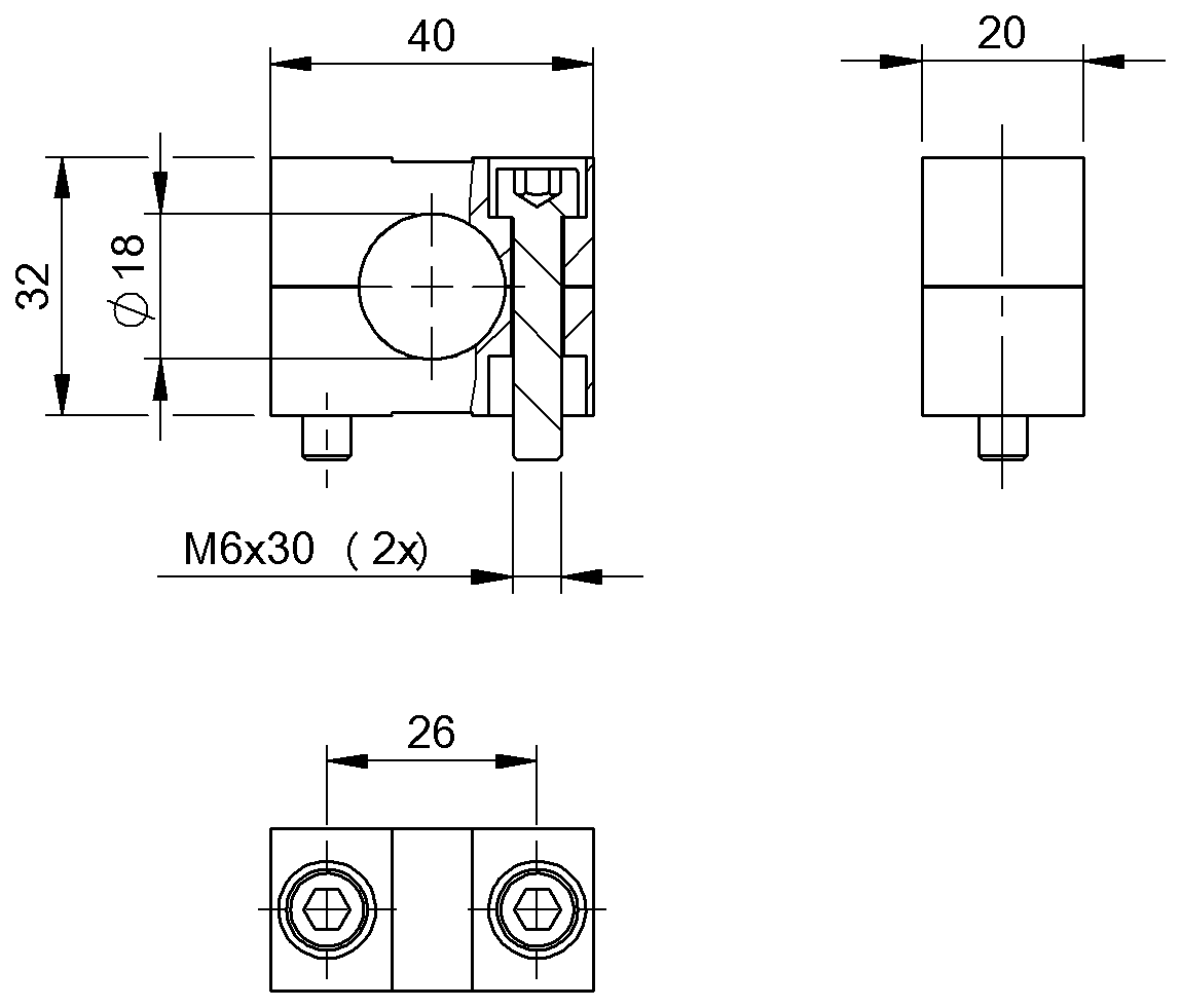 BAM00F3 - BES 18,0-BS-2 (Evrensel braketler) - Görsel 2