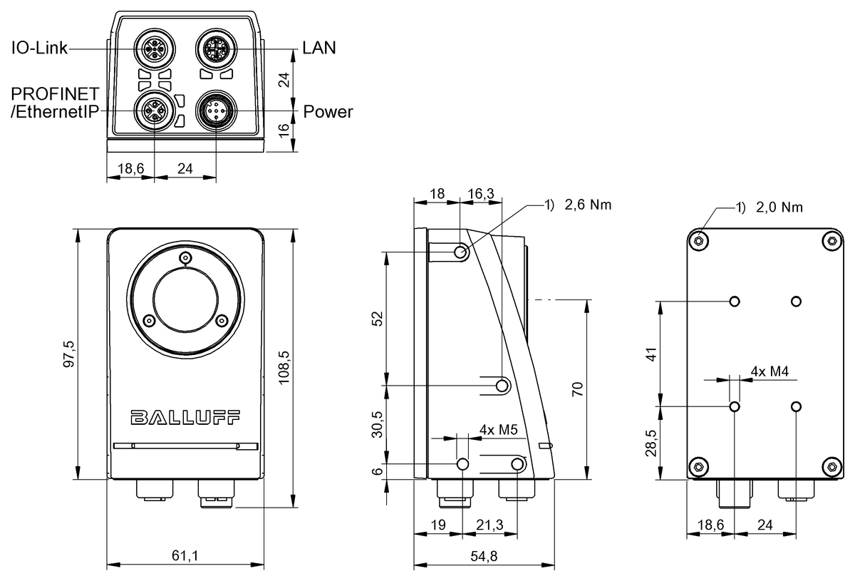 BVS002F - BVS SC-C1280Z00-30-000 (Makine görüntü için SmartCamera) - Görsel 2
