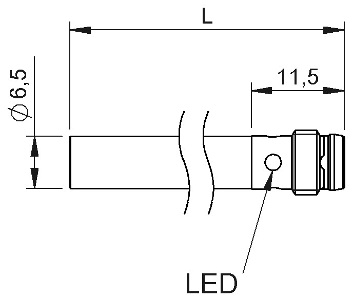 BES054U - BES G06EI-POC30B-S49G (Endüktif yakınlık anahtarları) - Görsel 2