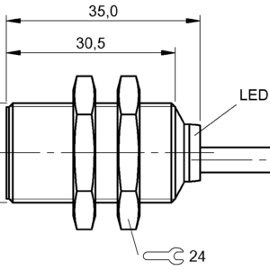 BES05EK - BES M18ME-POC50B-BV05 (Endüktif yakınlık anahtarları)