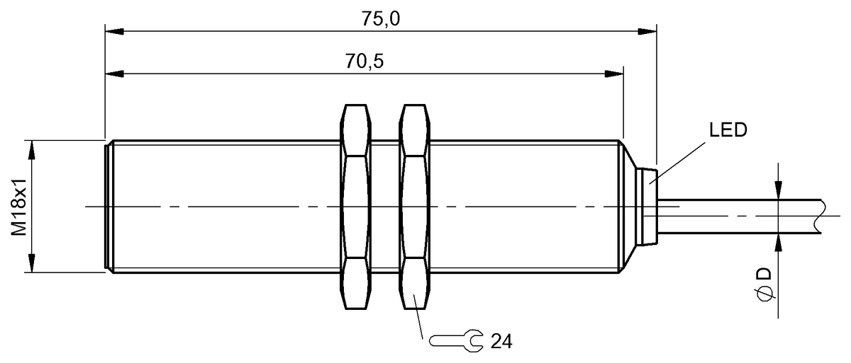 BES05EA - BES M18MP-PAH50B-BV03 (Endüktif yakınlık anahtarları) - Görsel 2