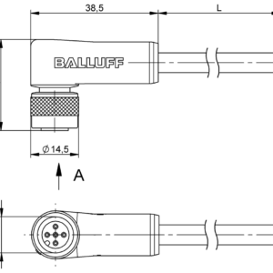 BCC0KCC - BCC W425-0000-1A-010-BW8434-020 (Tek uçlu kablo setleri)