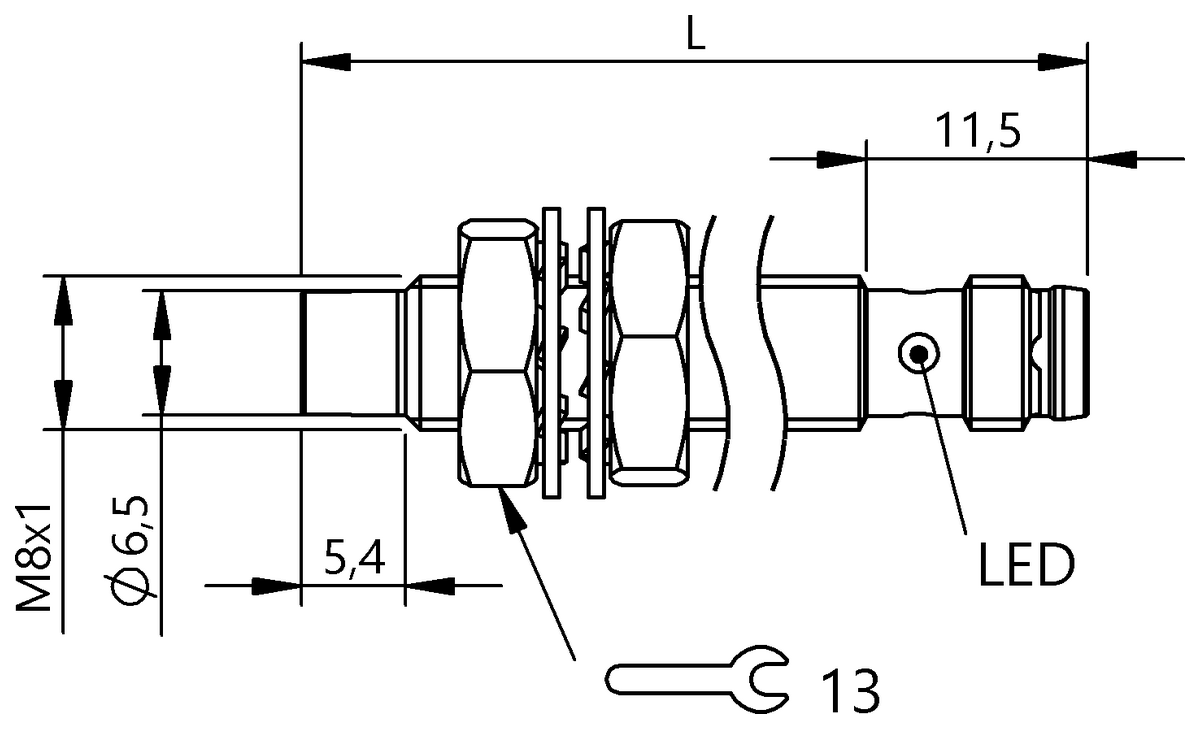 BES056P - BES M08EB-PSC40F-S49G-539 (Endüktif yakınlık anahtarları) - Görsel 2