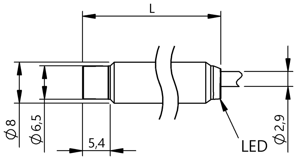 BES01MC - BES 516-396-EO-C-03 (Endüktif yakınlık anahtarları) - Görsel 2