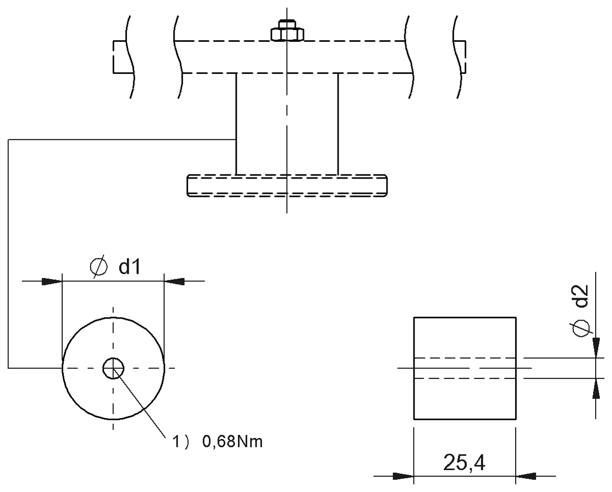 BAM020R - BIS Z-SP-004 (RFID sistemleri için braketler) - Görsel 2