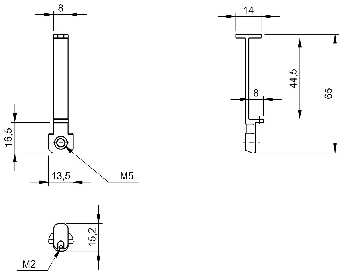 BAM02UE - BAM MC-XA-014-Q08-2 (Evrensel braketler) - Görsel 2