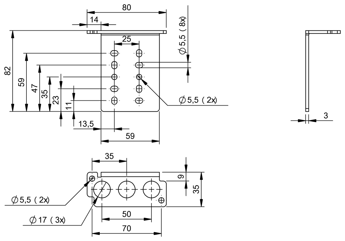BAM02PN - BAM MB-XA-027-B15-4 (RFID sistemleri için braketler) - Görsel 2