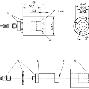 BAM02MU - BAM FS-IS-006-M30-Y (RFID sistemleri için braketler)
