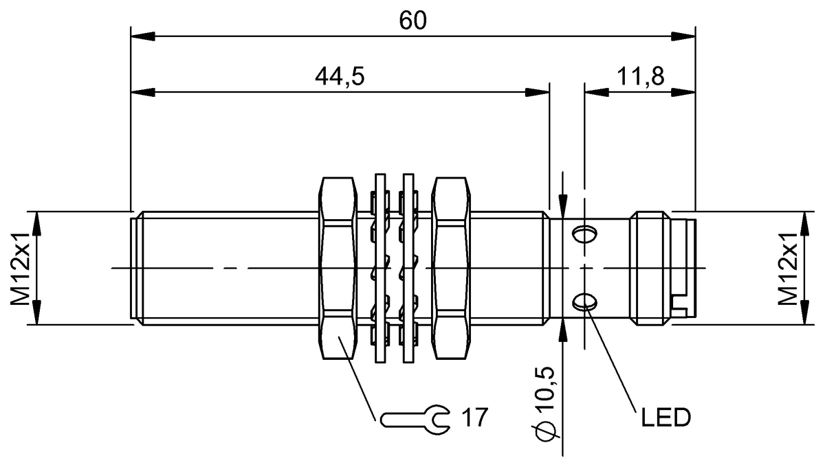 BES05T2 - BES M12MG1-YIC60B-S04G (Endüktif yakınlık anahtarları) - Görsel 2