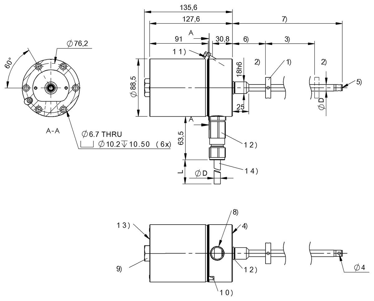 BTL0ZP5 - BTL5-T110-M1600-J-DEXC-K05 (Patlayıcı alanlar için manyetostriktif doğrusal pozisyon sensörleri) - Görsel 2