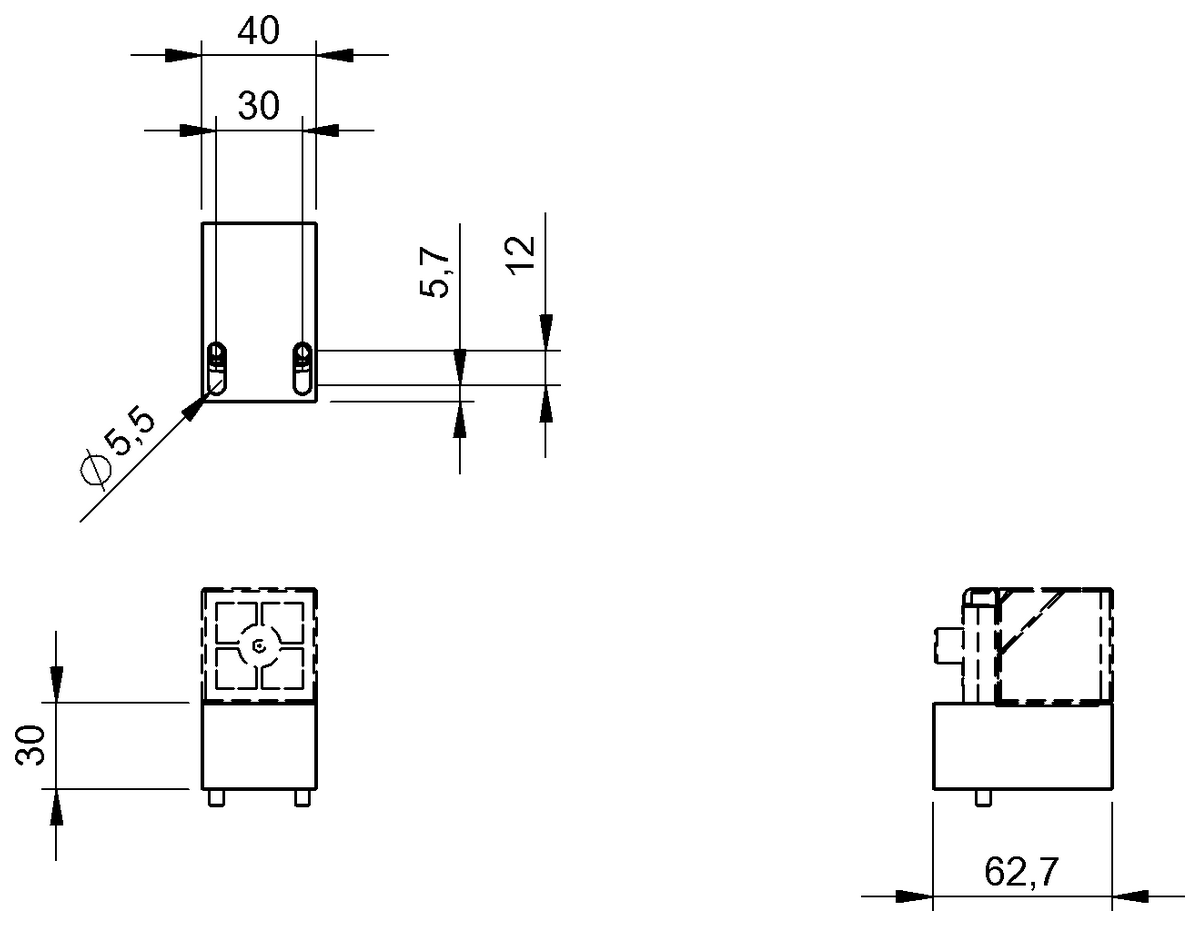 BAM02WA - BAM MB-XE-031-Q40-A (Evrensel braketler) - Görsel 2