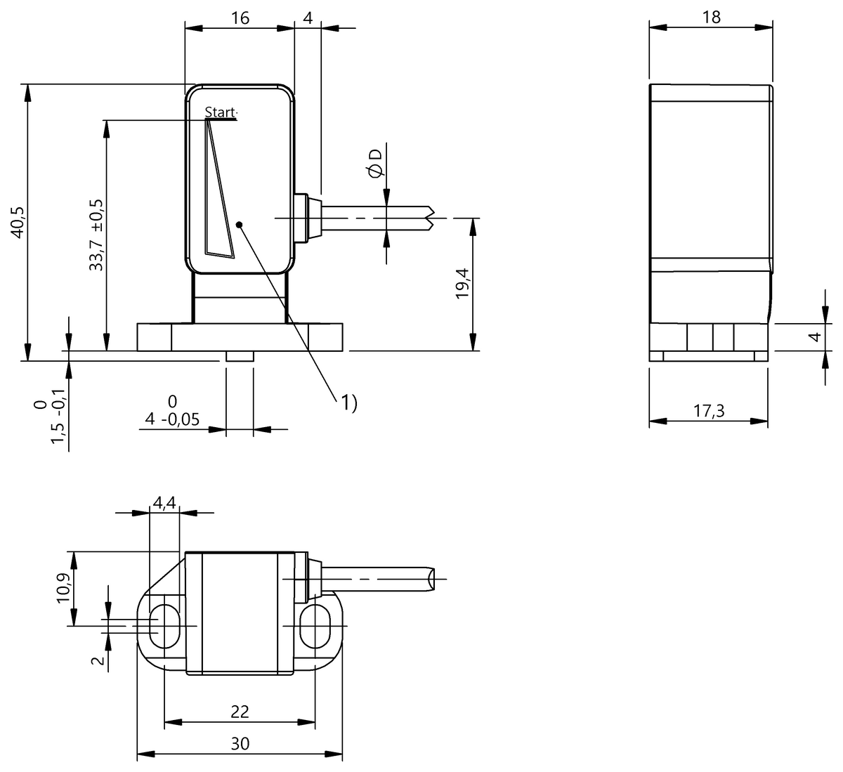 BIP001N - BIP LD2-T017-04-BP01 (Endüktif konum sensörleri) - Görsel 2