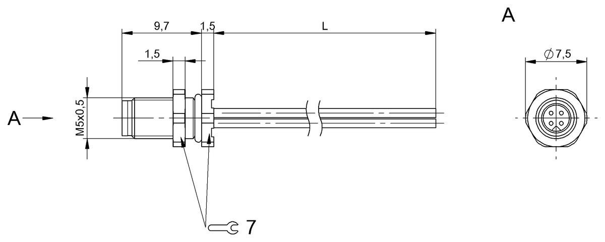 BCC0J8E - BCC M254-0000-20-RM133-002 (Flanş konnektörleri) - Görsel 2