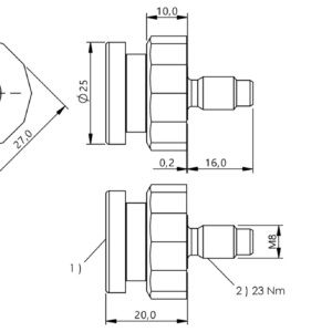 BIS017E - BIS M-132-10/L-HT-SA1 (RFID HF etiketleri (13.56 MHz))