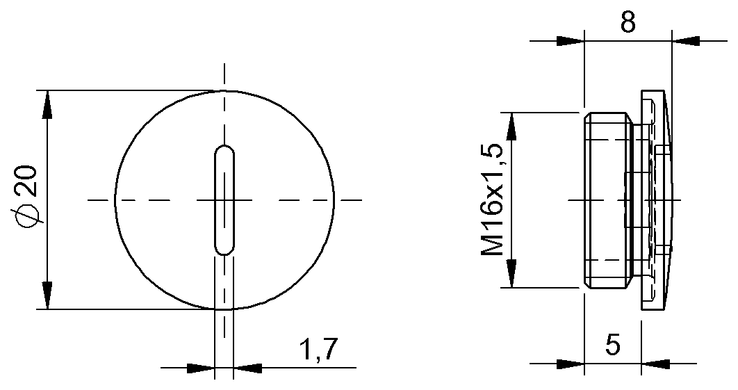 BAM0116 - BKS-16-CS-00 (Mekanik koruma)
