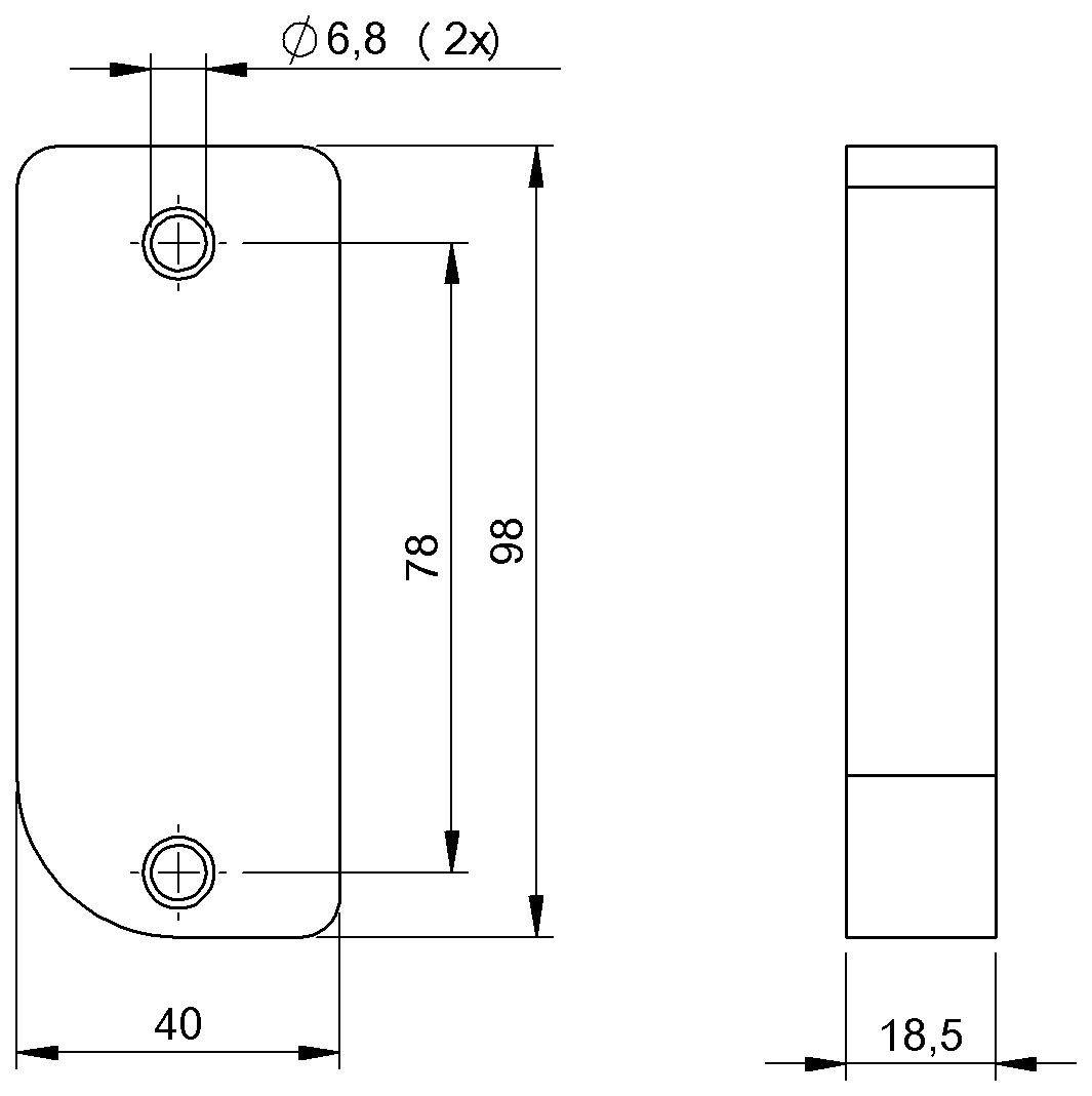BAM030A - BAM IA-ID-025-Z01-A (Emniyet sensörleri ve cihazları için braketler) - Görsel 2