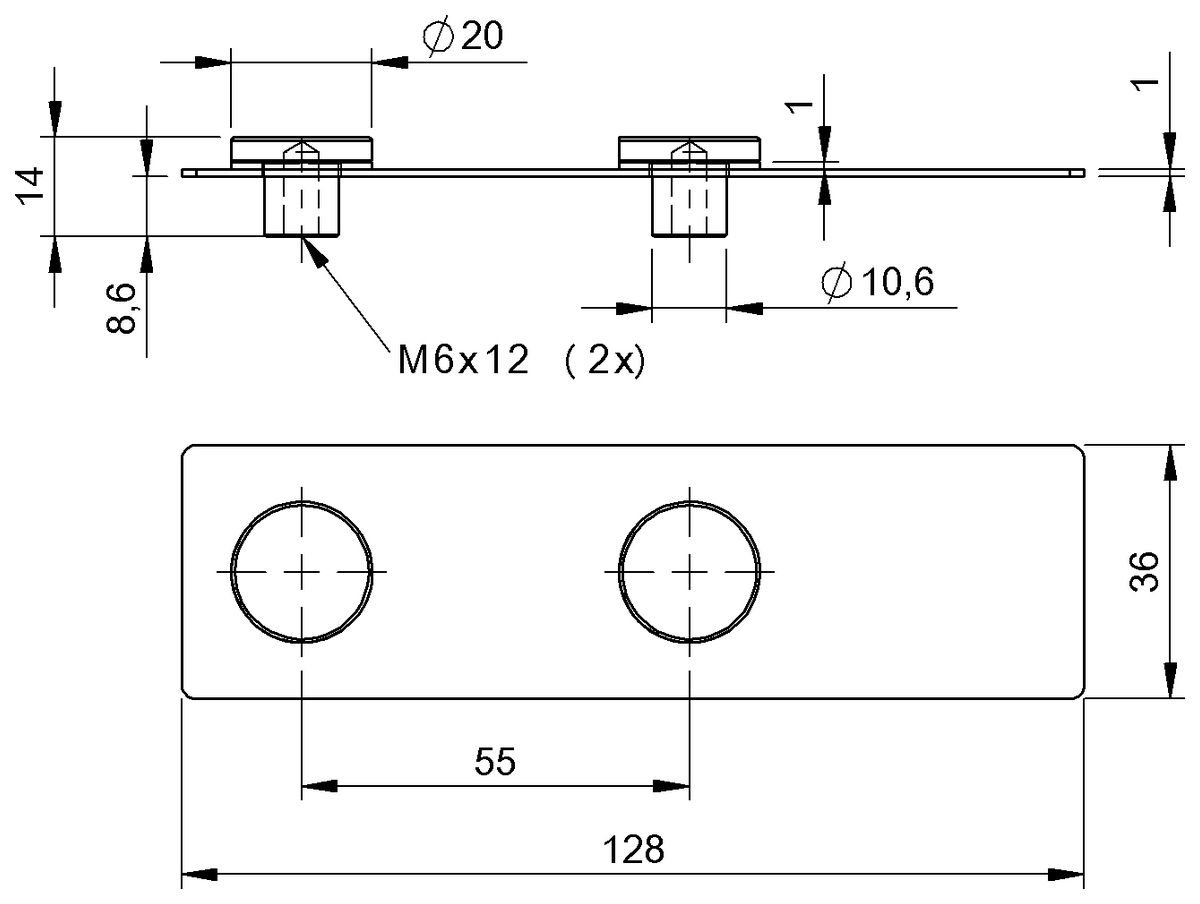 BAM030C - BAM IA-ID-026-Z01-1 (Emniyet sensörleri ve cihazları için braketler) - Görsel 2