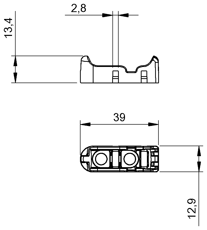 BAM02ZR - BAM MC-MF-046-203-A-S (Manyetik sensörler için montaj braketleri) - Görsel 2