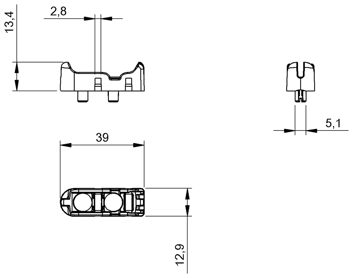 BAM02ZT - BAM MC-MF-046-203-A-T (Manyetik sensörler için montaj braketleri) - Görsel 2
