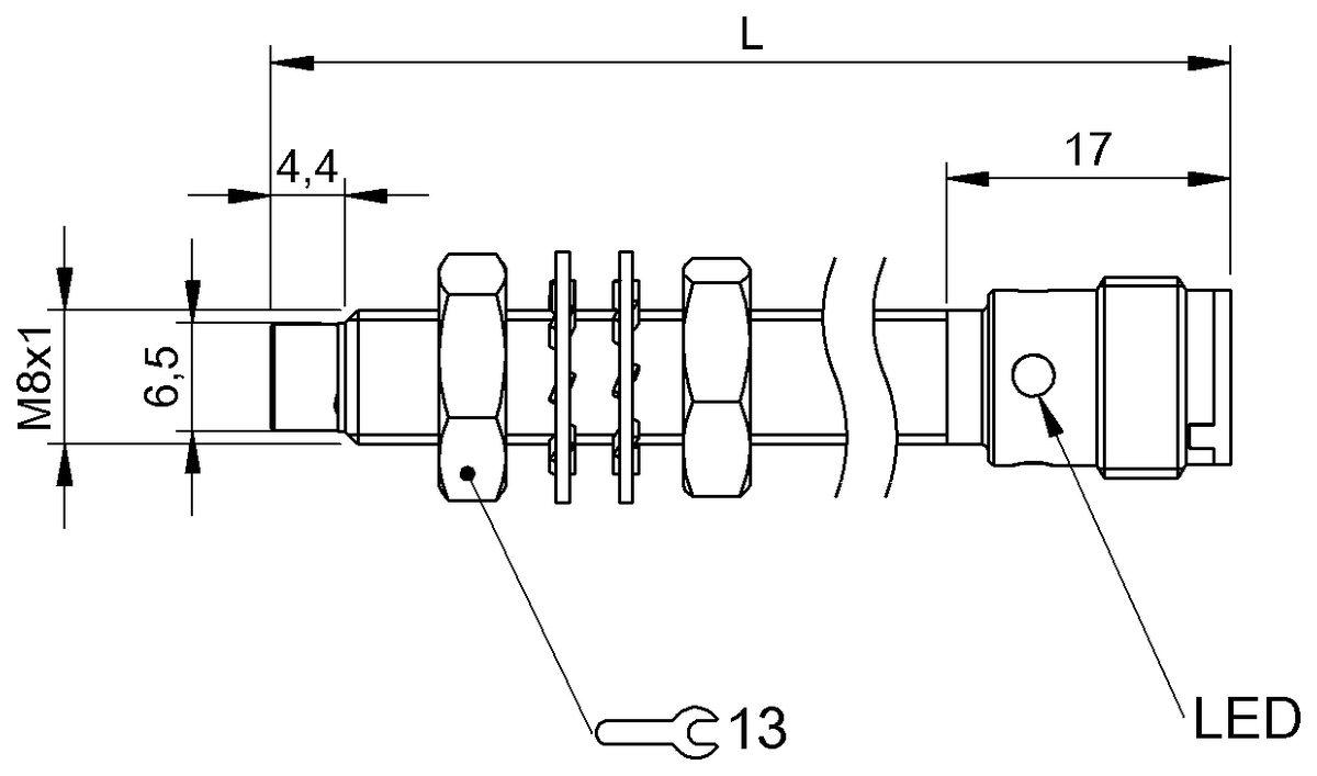 BES058K - BES M08EH1-POC60F-S04G (Endüktif yakınlık anahtarları) - Görsel 2