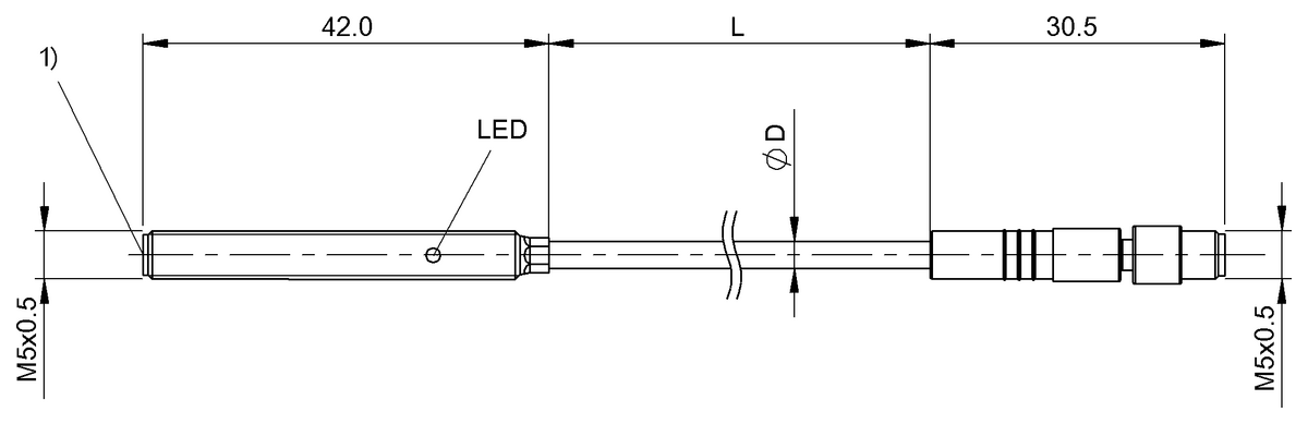 BES05K2 - BES M05EG-POC08B-BP00,05-GS26 (Yüksek basınca dayanıklı endüktif sensörler) - Görsel 2