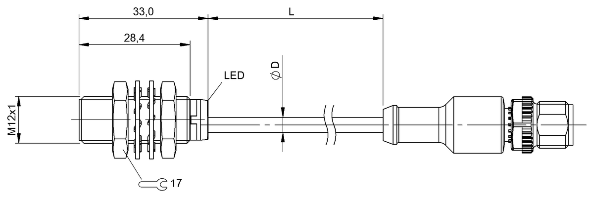 BES05Y0 - BES 516-325-G-E4-C-S4-00,25 (Endüktif yakınlık anahtarları) - Görsel 2