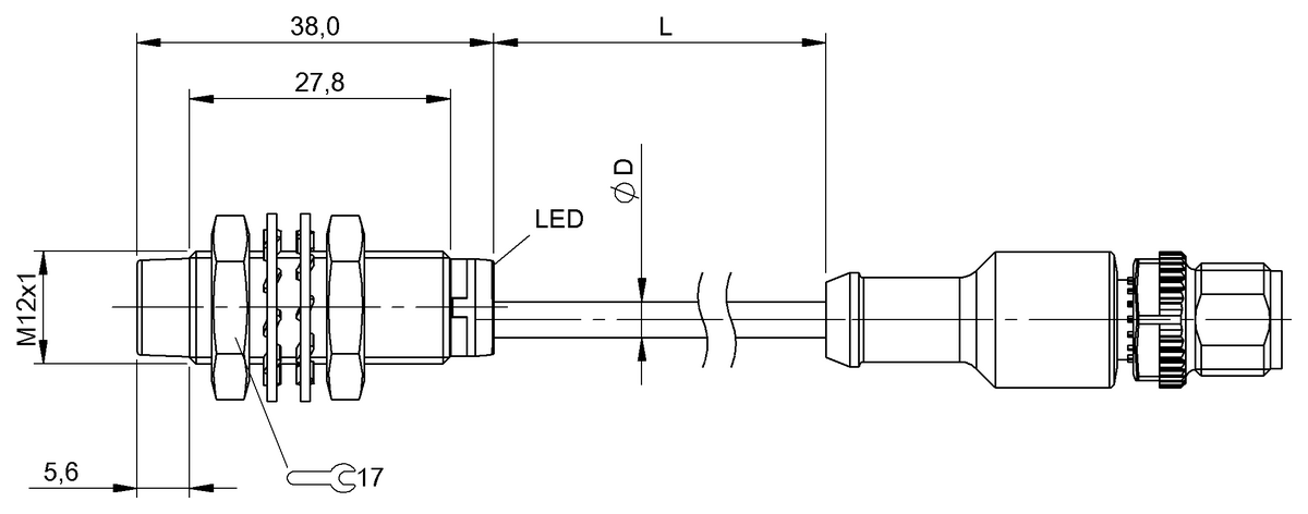 BES00UT - BES 516-356-E4-C-S4-00,3 (Endüktif yakınlık anahtarları) - Görsel 2