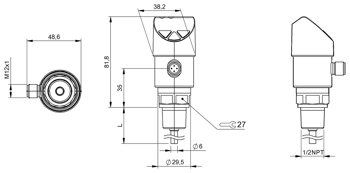BFT001E - BFT 6050-JC003-A00A0C-S4 (Kontak sıcaklık sensörü) - Görsel 2
