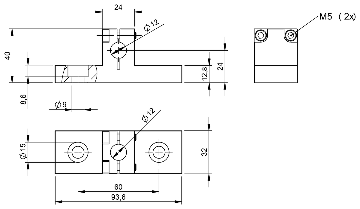 BAM036P - BMS CU-M-D12-B060-03 (Esnek Montaj Sistemi) - Görsel 2
