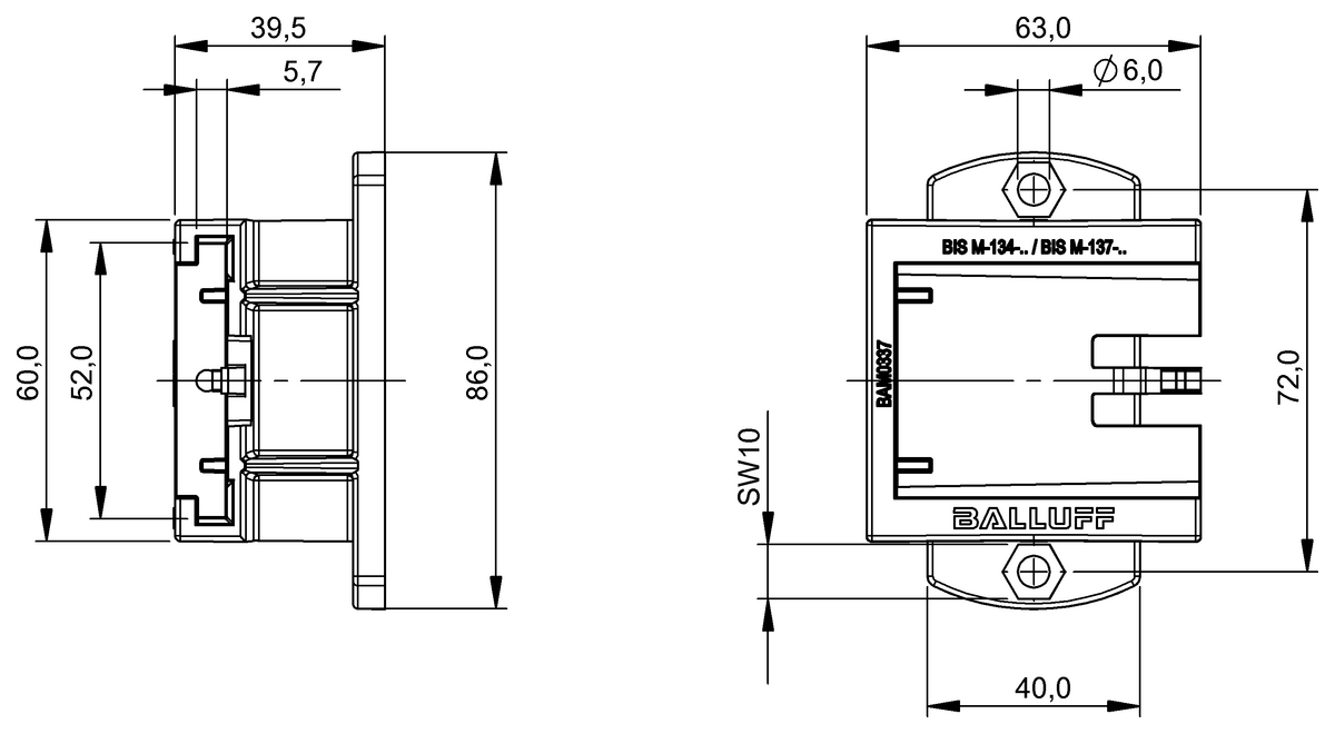 BAM0337 - BIS Z-HW-009 (RFID sistemleri için braketler) - Görsel 2