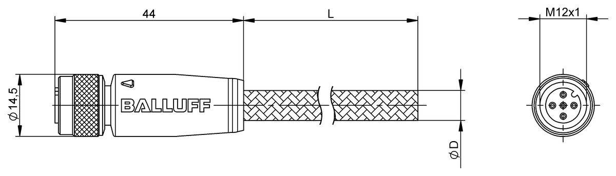 BCC0FEL - BCC W415-0000-1A-003-MW8434-006 (Tek uçlu kablo setleri) - Görsel 2